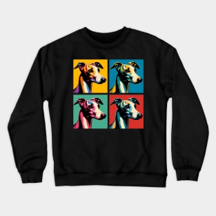 Whippet Pop Art - Dog Lovers Crewneck Sweatshirt